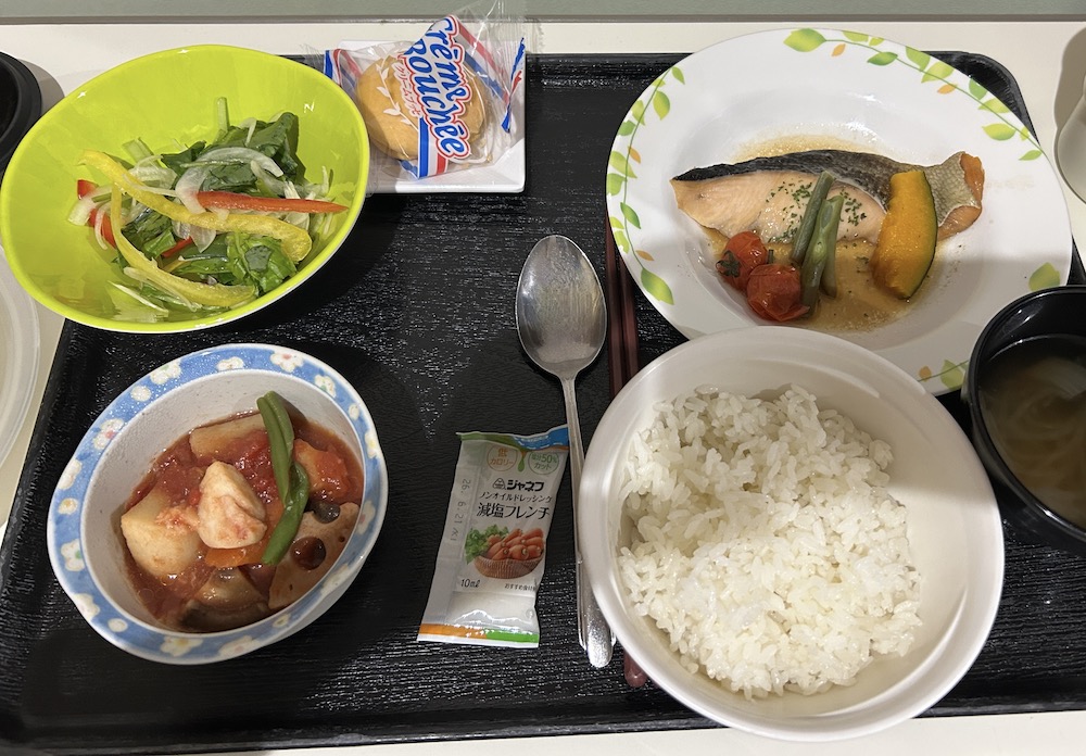 愛染橋病院の夕食